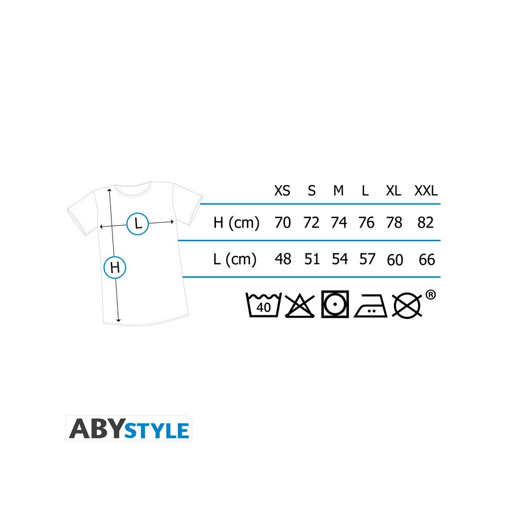 ABYSTYLE NARUTO SHIPPUDEN SEAL TSHIRT L SIZE