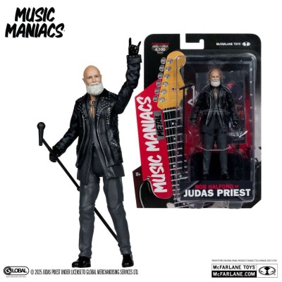 MUSIC MANIACS ROB HALFORD OF JUDAS PRIEST ACTION FIGURE MC FARLANE