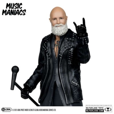 MC FARLANE MUSIC MANIACS SERIES ROB HALFORD OF JUDAS PRIEST PVC ACTION FIGURE