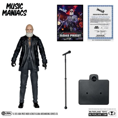 MC FARLANE MUSIC MANIACS SERIES ROB HALFORD OF JUDAS PRIEST PVC ACTION FIGURE