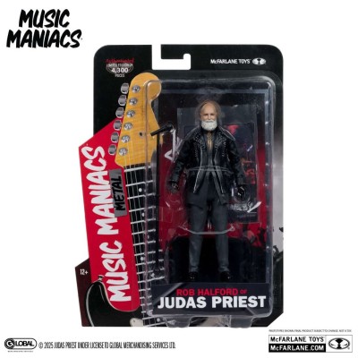 MC FARLANE MUSIC MANIACS SERIES ROB HALFORD OF JUDAS PRIEST PVC ACTION FIGURE