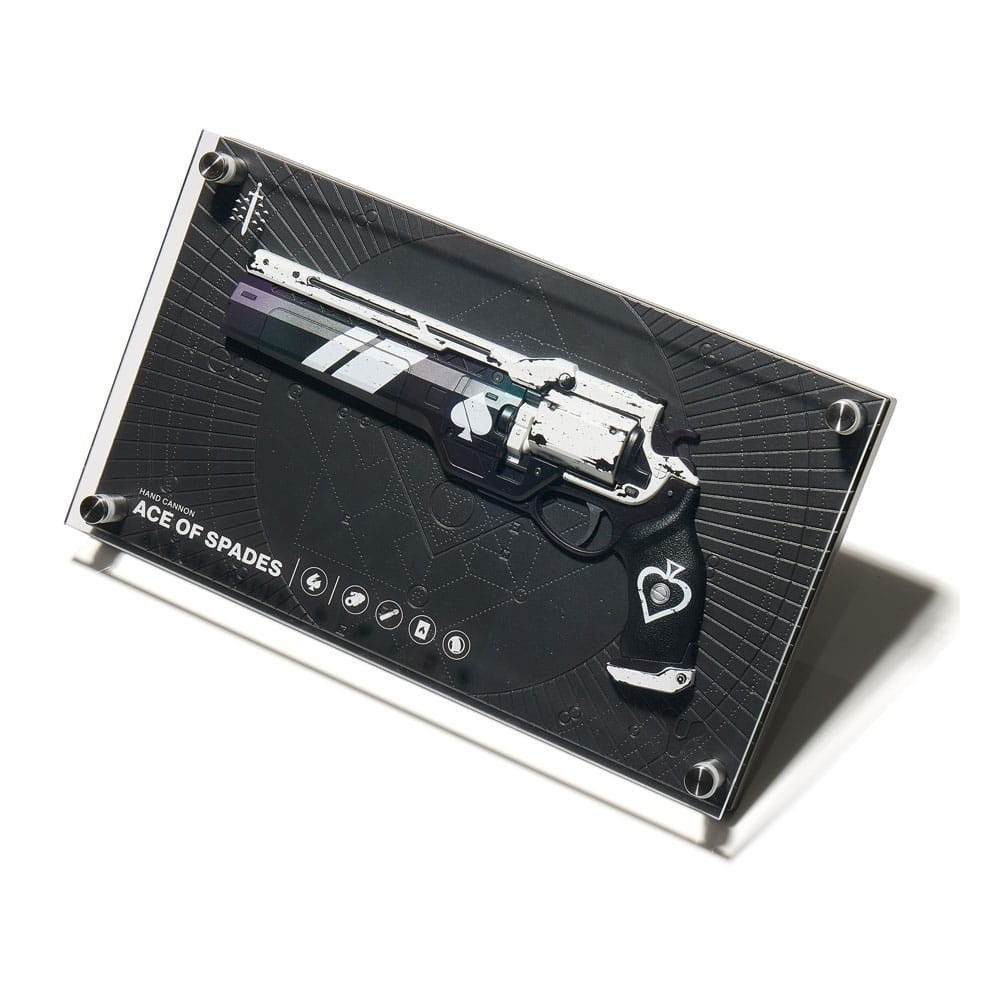 NUMSKULL DESTINY EXOTIC ARMORY ACE OF SPADES PLAQUE REPLICA 30CM