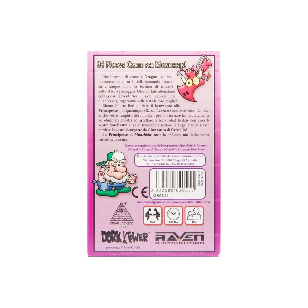 MUNCHKIN - LA PUPA E IL DRAGONE - GIOCO DA TAVOLO ITALIANO