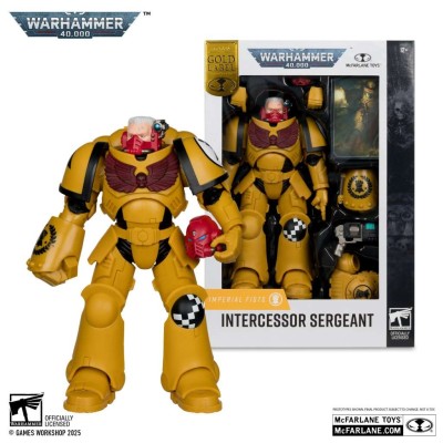 WARHAMMER 40000 INTERCESSOR SERGEANT ACTION FIGURE MC FARLANE