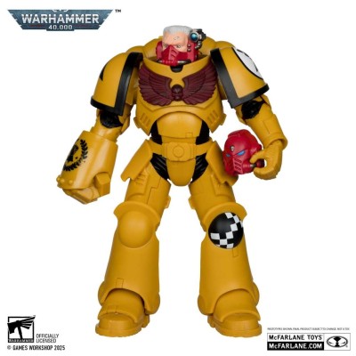 MC FARLANE WARHAMMER 40000 INTERCESSOR SERGEANT GOLD LABEL PVC ACTION FIGURE