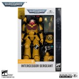 MC FARLANE WARHAMMER 40000 INTERCESSOR SERGEANT GOLD LABEL PVC ACTION FIGURE
