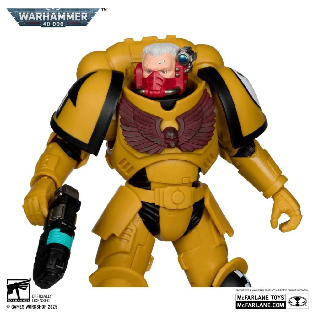 MC FARLANE WARHAMMER 40000 INTERCESSOR SERGEANT GOLD LABEL PVC ACTION FIGURE