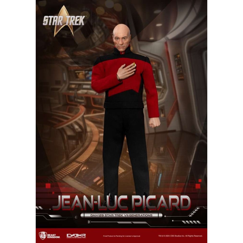 BEAST KINGDOM STAR TREK VII GENERATIONS JEAN-LUC PICARD 20CM PVC ACTION FIGURE