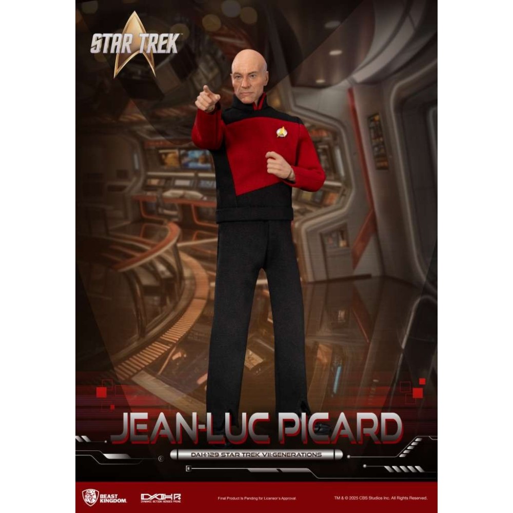 BEAST KINGDOM STAR TREK VII GENERATIONS JEAN-LUC PICARD 20CM PVC ACTION FIGURE
