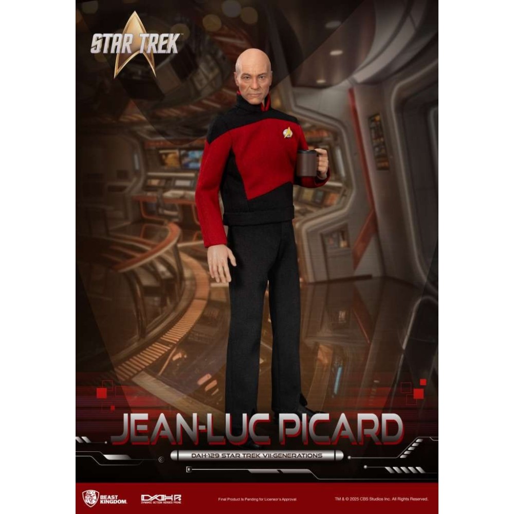 BEAST KINGDOM STAR TREK VII GENERATIONS JEAN-LUC PICARD 20CM PVC ACTION FIGURE