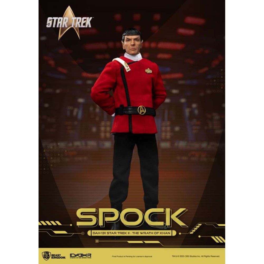 STAR TREK II THE WRATH OF KHAN SPOCK ACTION FIGURE BEAST KINGDOM