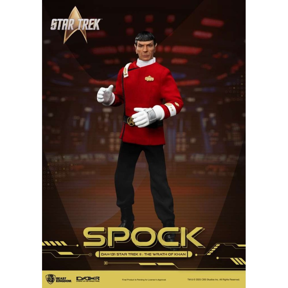 BEAST KINGDOM STAR TREK II THE WRATH OF KHAN SPOCK PVC ACTION FIGURE