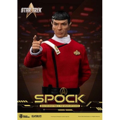 STAR TREK II THE WRATH OF KHAN SPOCK ACTION FIGURE BEAST KINGDOM