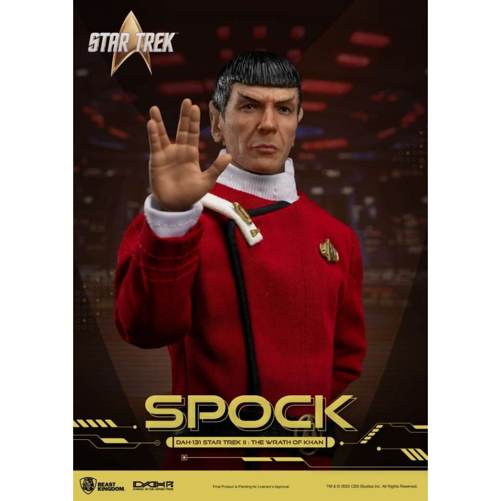 STAR TREK II THE WRATH OF KHAN SPOCK ACTION FIGURE BEAST KINGDOM