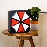 RESIDENT EVIL UMBRELLA CORPORATION LOGO 3D LAMPADA NUMSKULL