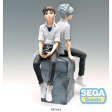 REBUILD OF EVANGELION SHINJI E KAWORU LUMINASTA KAWORU STATUA FIGURE SEGA GOODS
