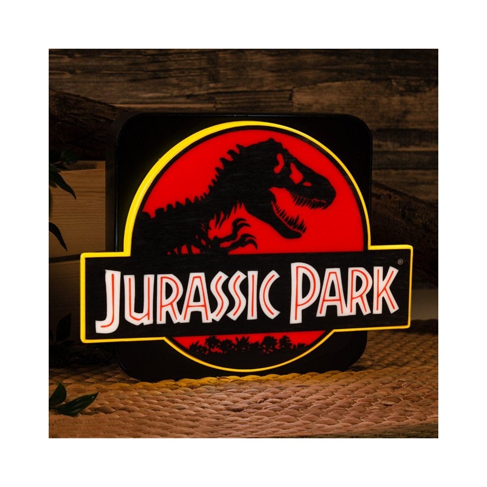JURASSIC PARK LOGO 3D LAMPADA NUMSKULL