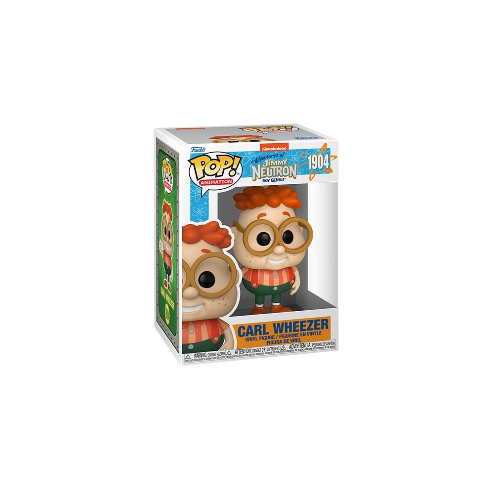 FUNKO FUNKO POP! LE AVVENTURE DI JIMMY NEUTRON - CARL WHEEZER BOBBLE HEAD FIGURE