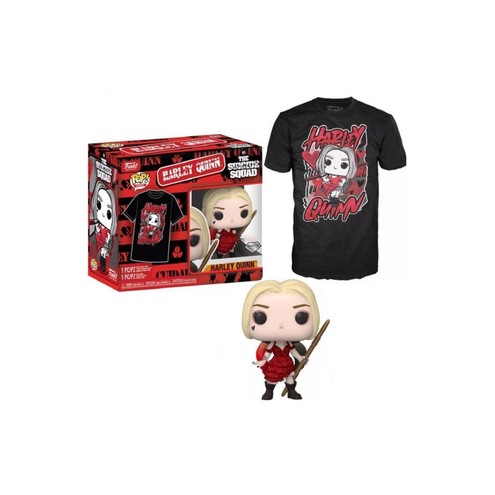FUNKO FUNKO POP! TEE HARLEY QUINN FIGURE AND TSHIRT S SIZE