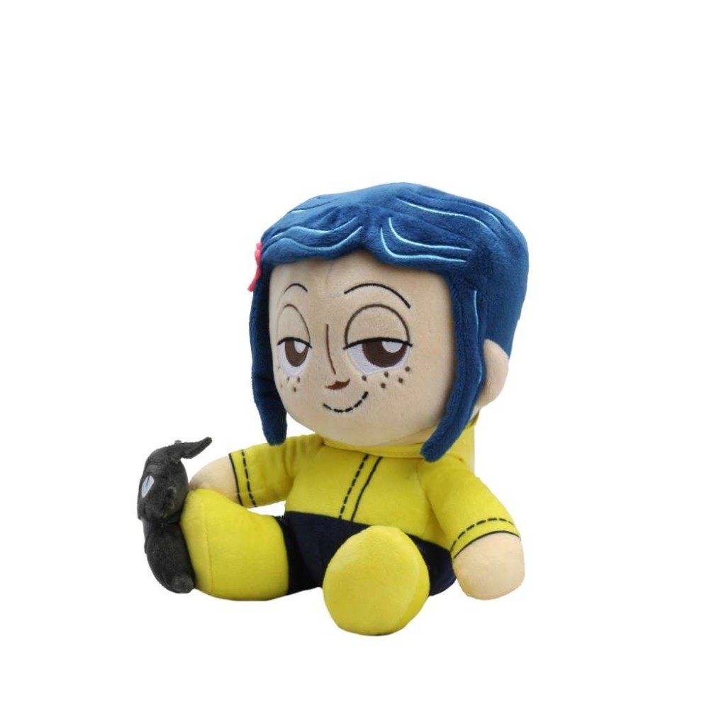 KIDROBOT CORALINE AND THE CAT PHUNNY 20CM PLUSH