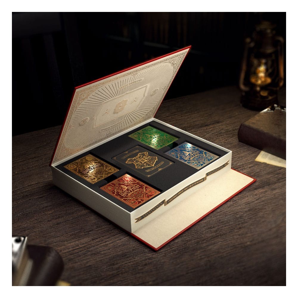 THEORY11 HARRY POTTER POKER PLAYING CARDS PREMIUM BOX SET 4 DECKS
