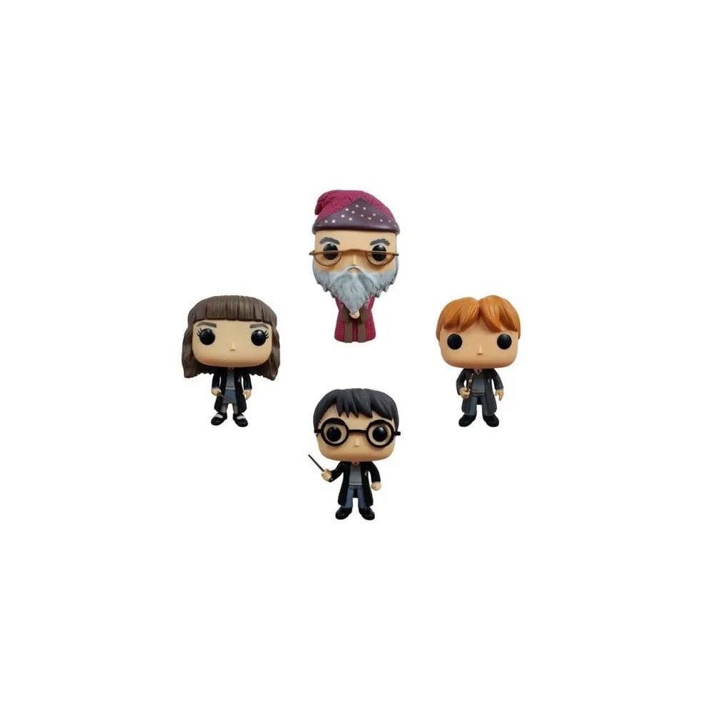 FUNKO POP! HARRY POTTER 4-PACK BOBBLE HEAD KNOCKER FIGURE FUNKO