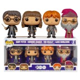 FUNKO POP! HARRY POTTER 4-PACK BOBBLE HEAD KNOCKER FIGURE FUNKO