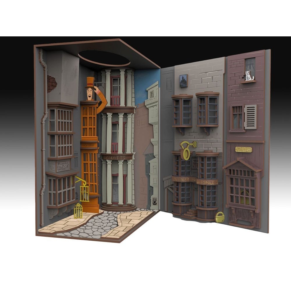 HARRY POTTER TINY ADVENTURES BOOK NOOK MINI DIORAMA DIAGON ALLEY REVELL
