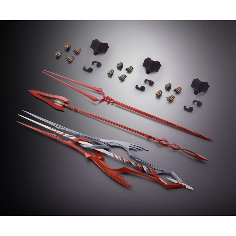 BANDAI NEON GENESIS EVANGELION METAL BUILD 3 SPEARS SET WITH ANOTHER COLOR