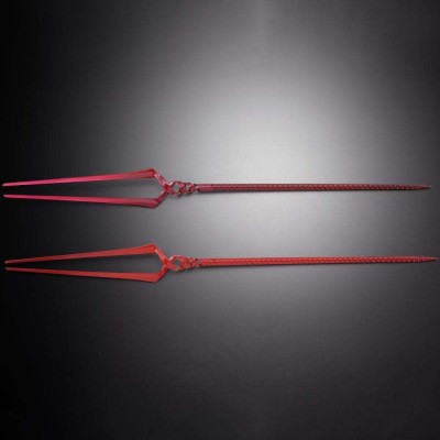 BANDAI NEON GENESIS EVANGELION METAL BUILD 3 SPEARS SET WITH ANOTHER COLOR