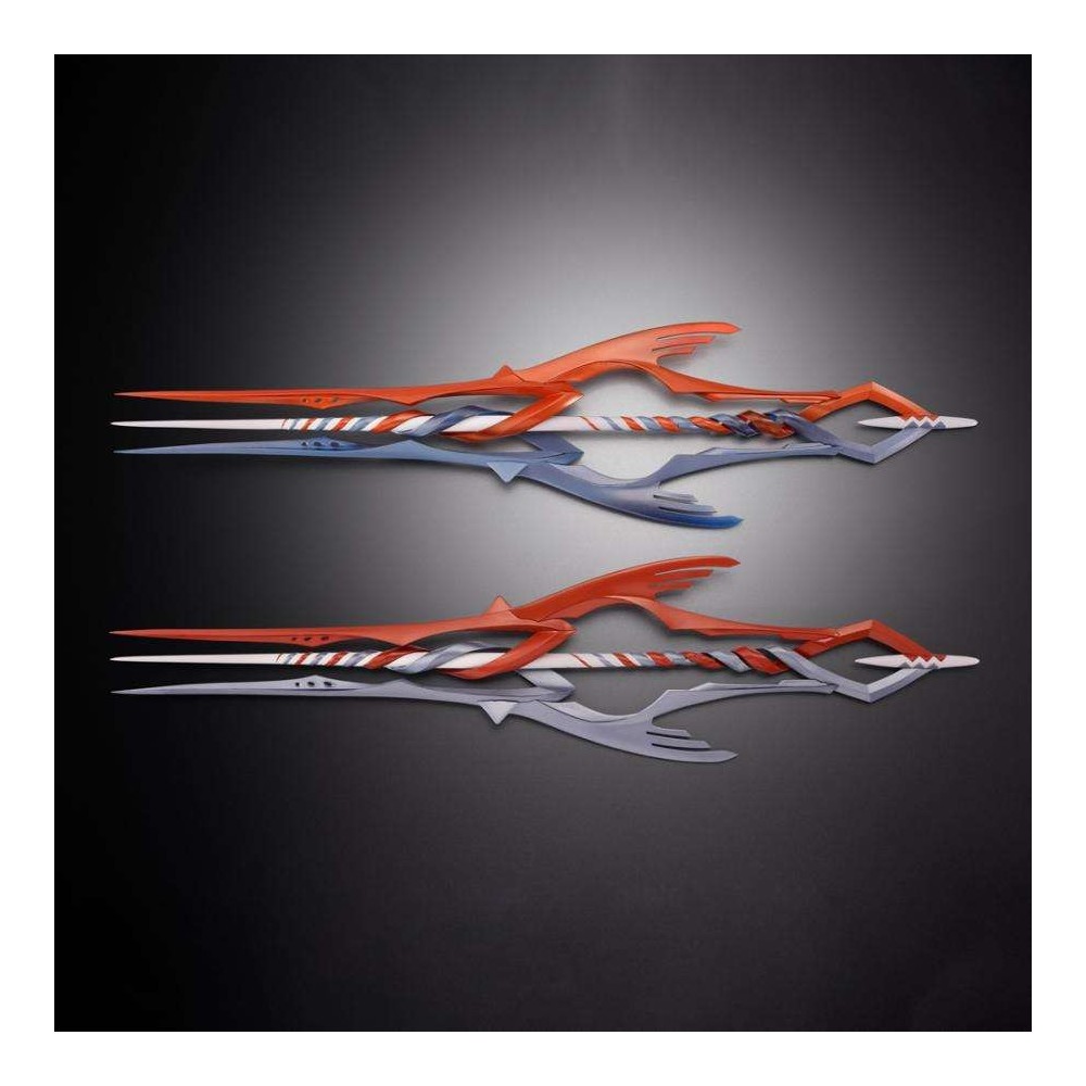 BANDAI NEON GENESIS EVANGELION METAL BUILD 3 SPEARS SET WITH ANOTHER COLOR