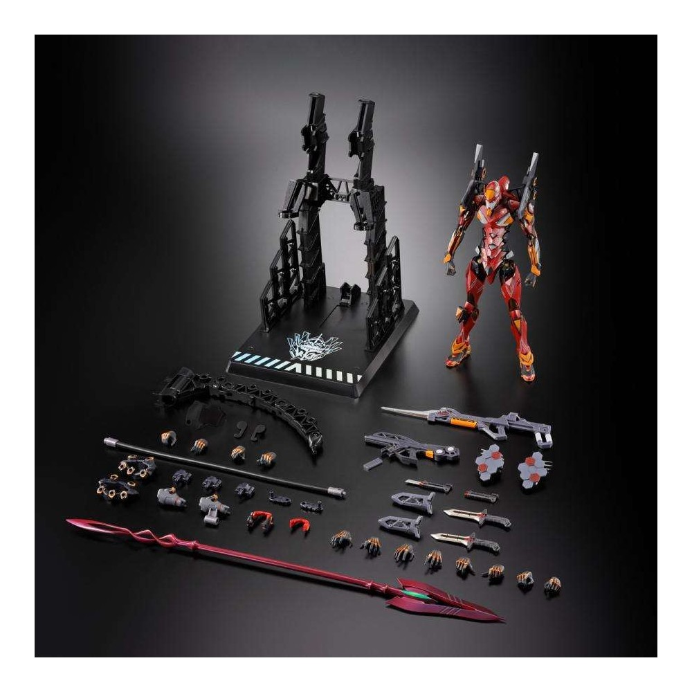 BANDAI NEON GENESIS EVANGELION METAL BUILD EVA 02 SPEAR OF GAIUS 22CM ACTION FIGURE