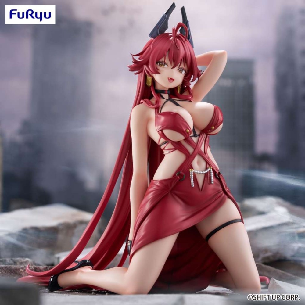 FURYU GODDESS OF VICTORY NIKKE RED HOOD NONSENSE RED NOODLE STOPPER FIGURE STATUE