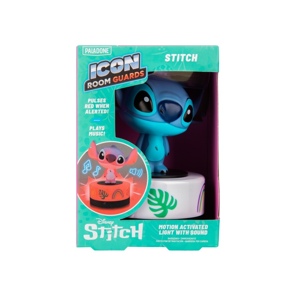 DISNEY STITCH ICON ROOM GUARDS LAMPADA SONORA CON SENSORE DI MOVIMENTO PALADONE PRODUCTS