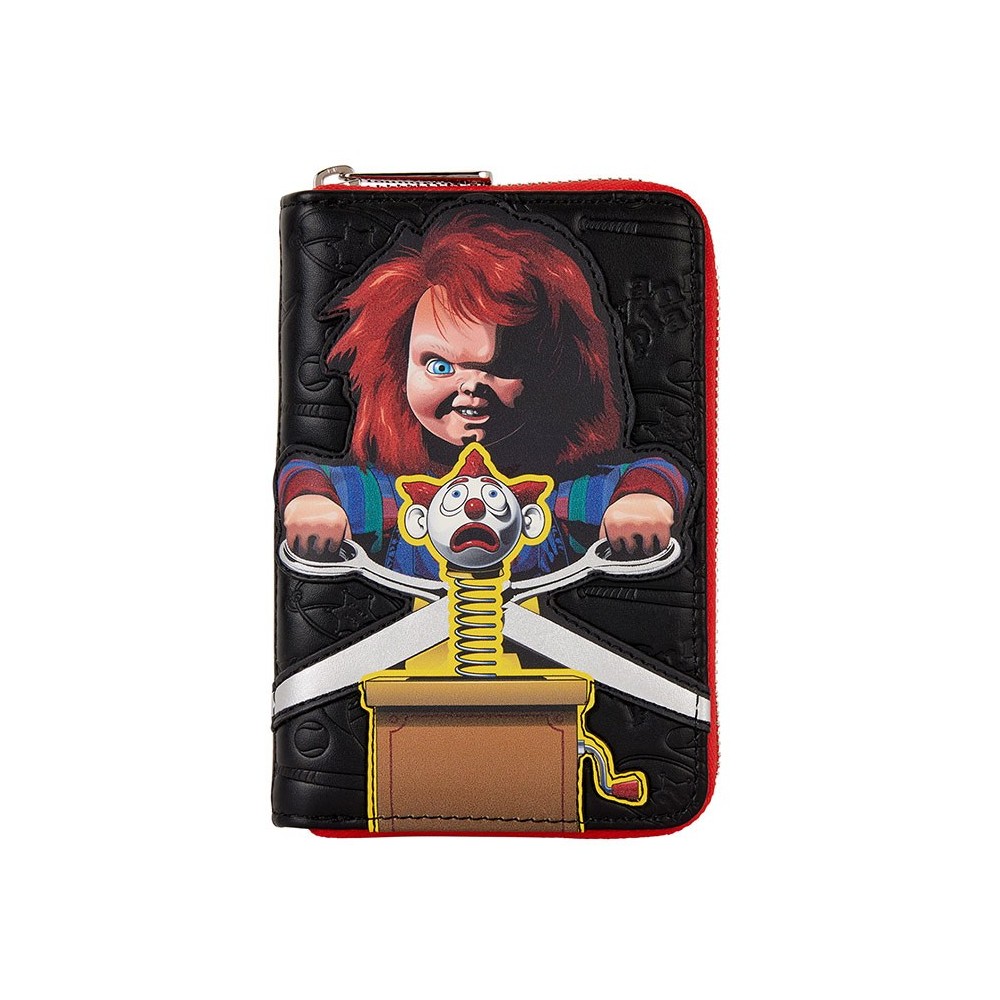 LOUNGEFLY CHUCKY CLOWN WOMAN ZIP WALLET
