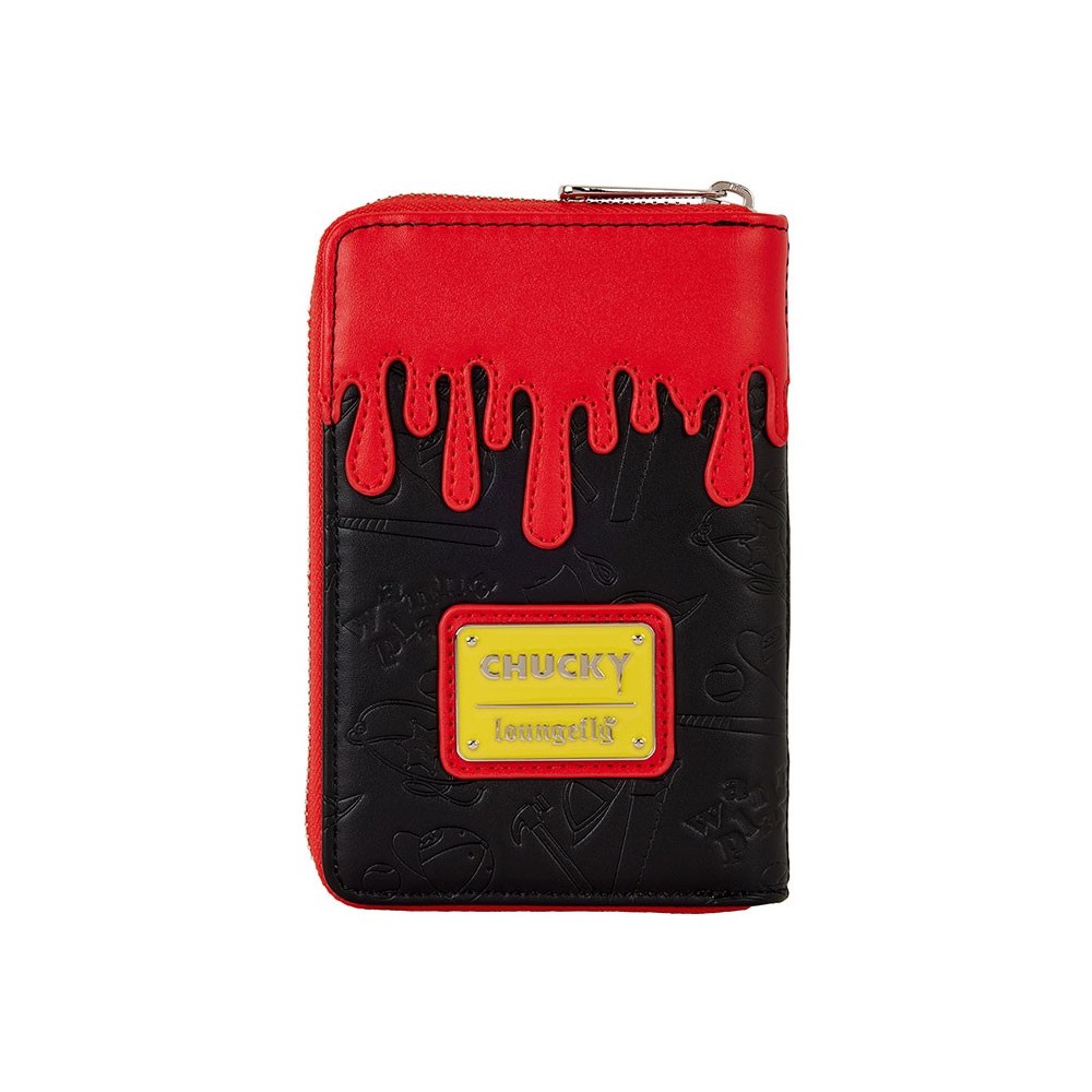 LOUNGEFLY CHUCKY CLOWN WOMAN ZIP WALLET