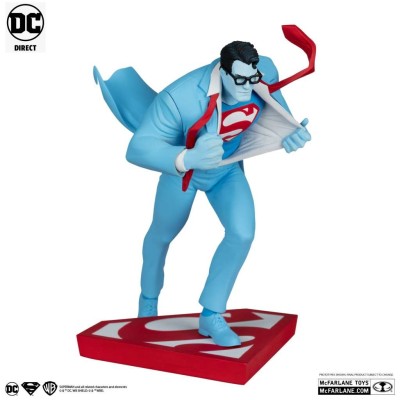 MC FARLANE DC DIRECT SUPERMAN RED AND BLUE BY CLAYTON HENRY RESIN STATUE FIGURE
