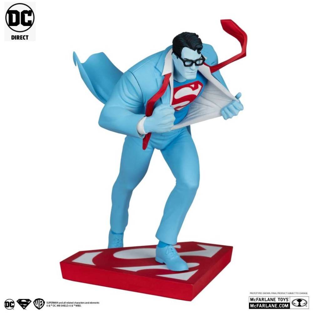 DC DIRECT SUPERMAN RED AND BLUE BY CLAYTON HENRY STATUA FIGURE MC FARLANE