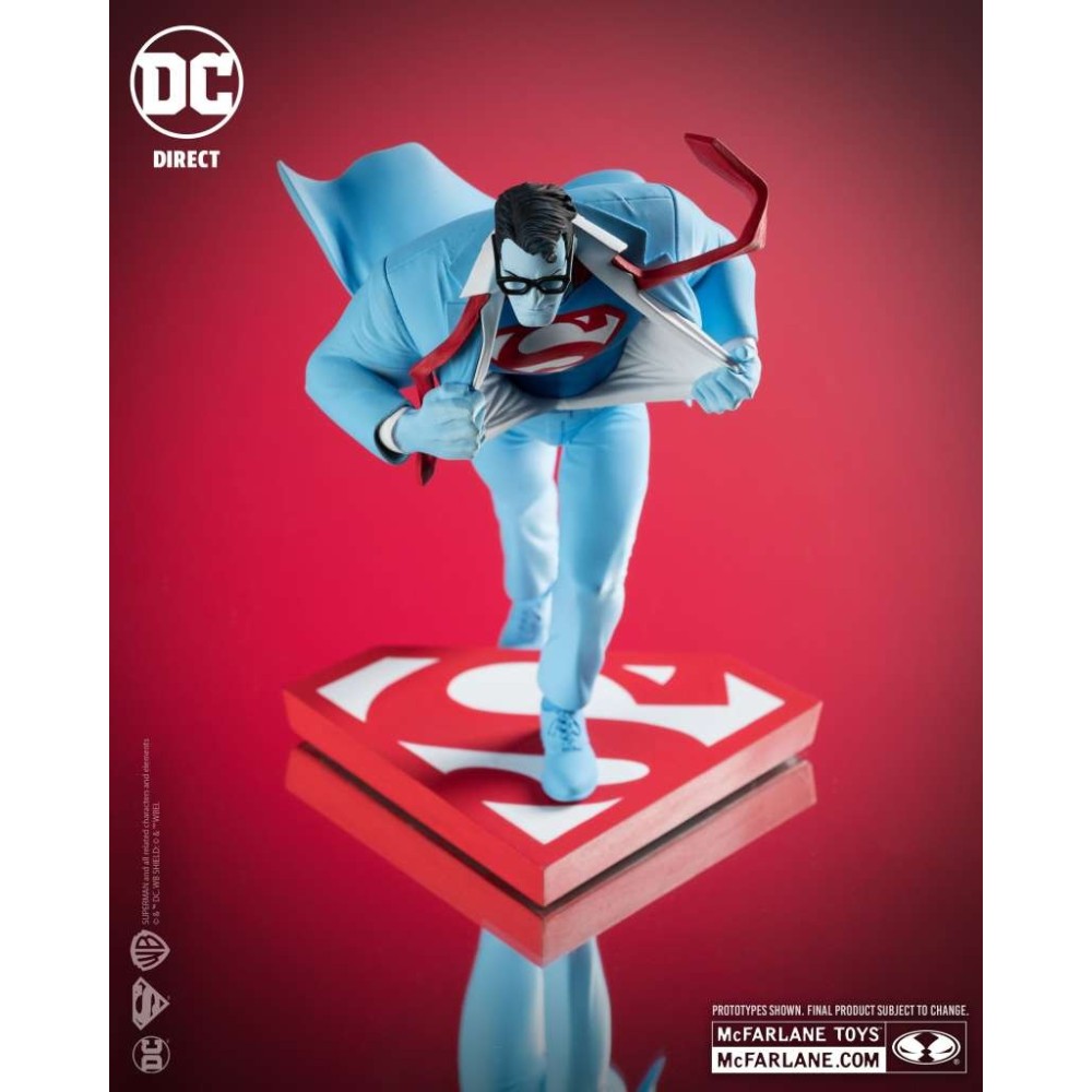 DC DIRECT SUPERMAN RED AND BLUE BY CLAYTON HENRY STATUA FIGURE MC FARLANE