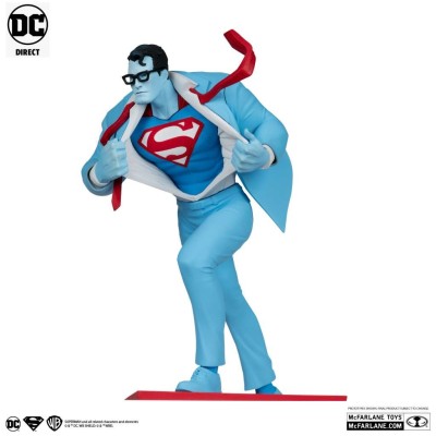 MC FARLANE DC DIRECT SUPERMAN RED AND BLUE BY CLAYTON HENRY RESIN STATUE FIGURE