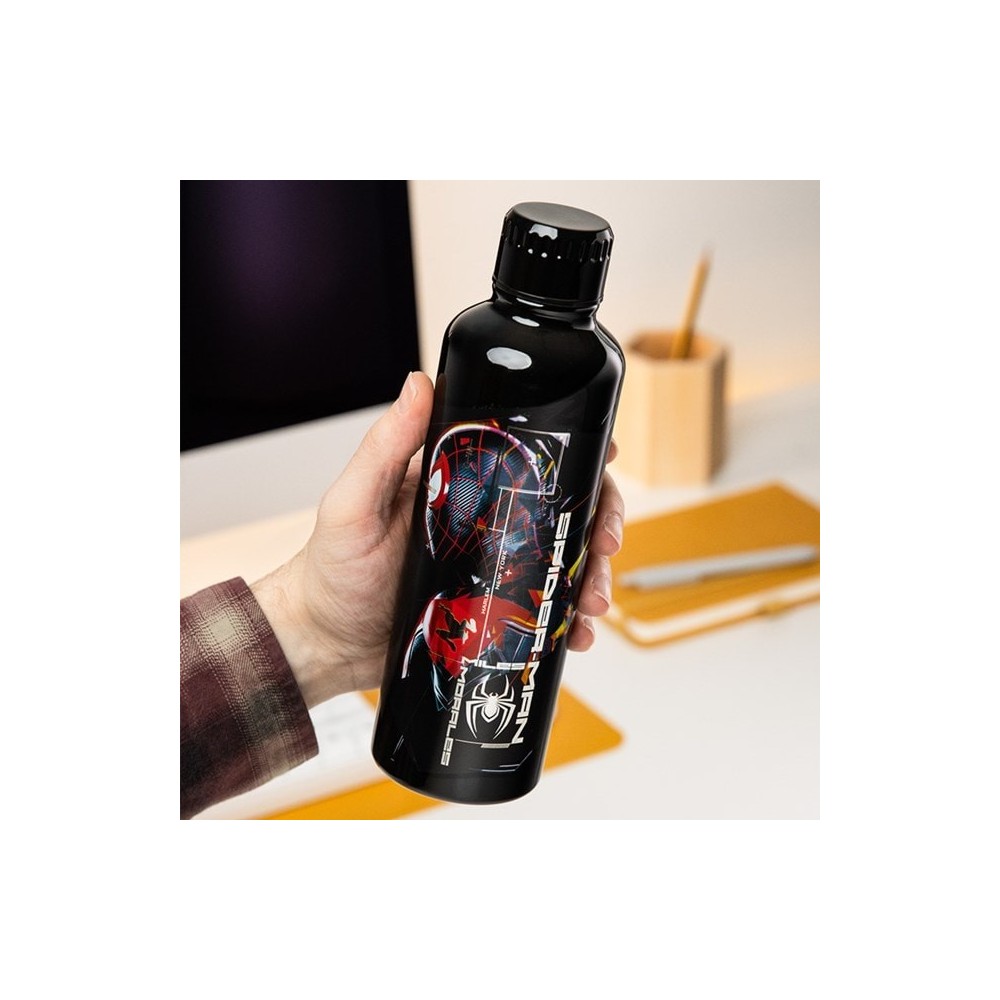 PALADONE PRODUCTS SPIDER-MAN MILES MORALES METALLIC WATER BOTTLE