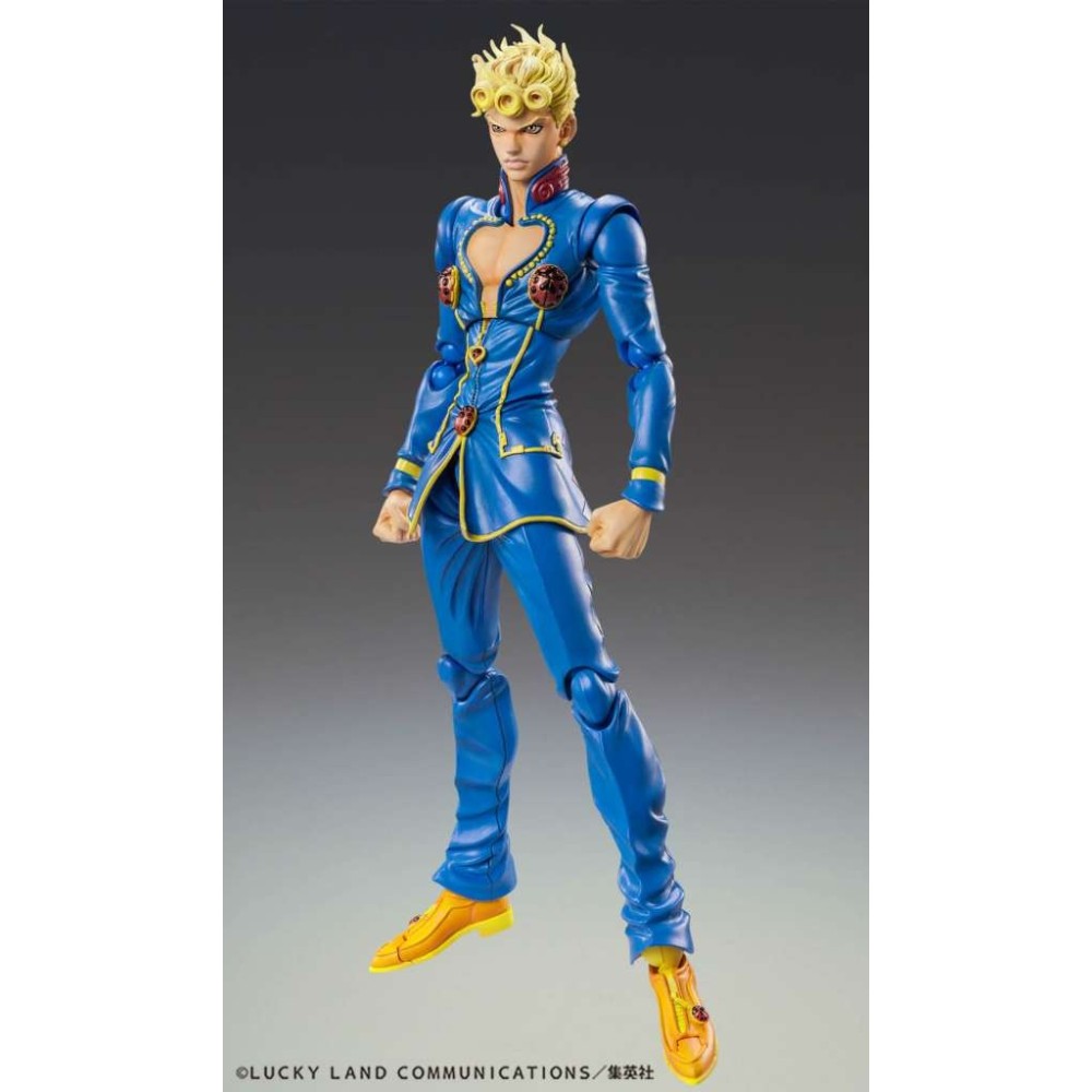 MEDICOS ENTERTAINMENT JOJO'S BIZARRE ADVENTURE CHOZOKADO GIORNO GIOVANNA SECOND PVC ACTION FIGURE