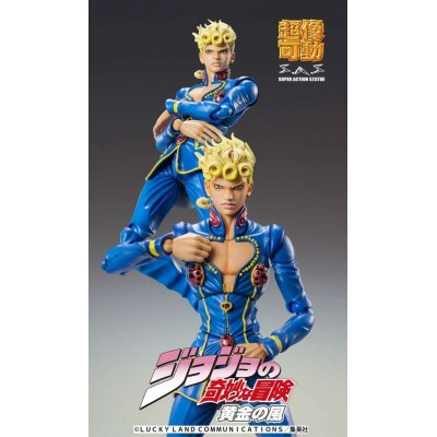 MEDICOS ENTERTAINMENT JOJO'S BIZARRE ADVENTURE CHOZOKADO GIORNO GIOVANNA SECOND PVC ACTION FIGURE