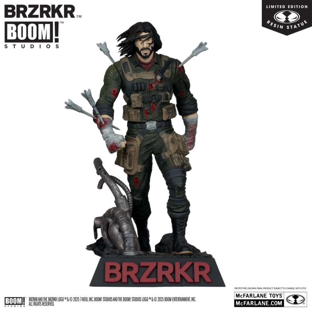 BRZRKR B STATUA IN RESINA FIGURE MC FARLANE