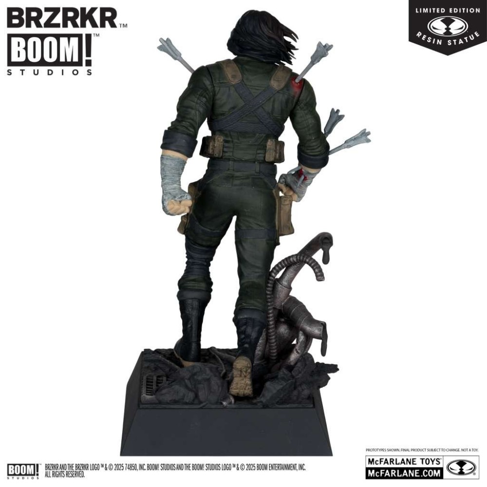 MC FARLANE BRZRKR B RESIN STATUE FIGURE