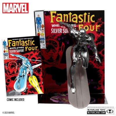MC FARLANE MARVEL COLLECTION PVC STATUE SILVER SURFER (FANTASTIC FOUR 72) 1/6 SCALE PVC STATUE FIGURE