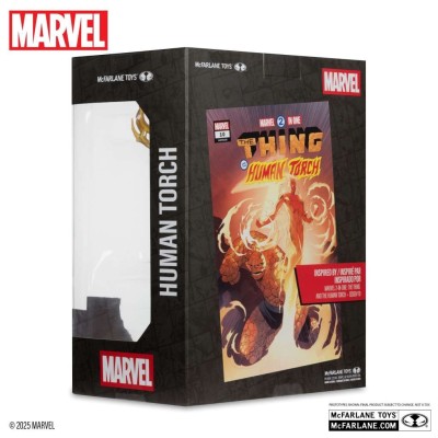 MARVEL COLLECTION PVC STATUE HUMAN TORCH (MARVEL 2 IN 1 10) 1/6 STATUA FIGURE MC FARLANE
