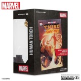 MC FARLANE MARVEL COLLECTION PVC STATUE HUMAN TORCH (MARVEL 2 IN 1 10) 1/6 SCALE STATUE FIGURE