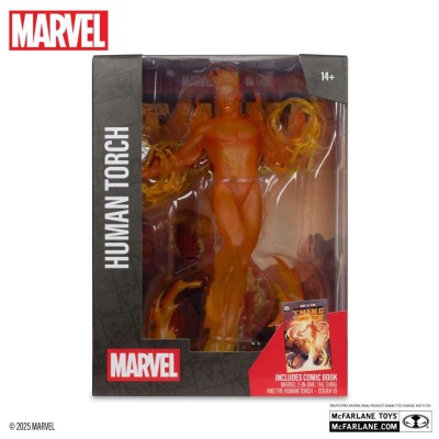 MARVEL COLLECTION PVC STATUE HUMAN TORCH (MARVEL 2 IN 1 10) 1/6 STATUA FIGURE MC FARLANE