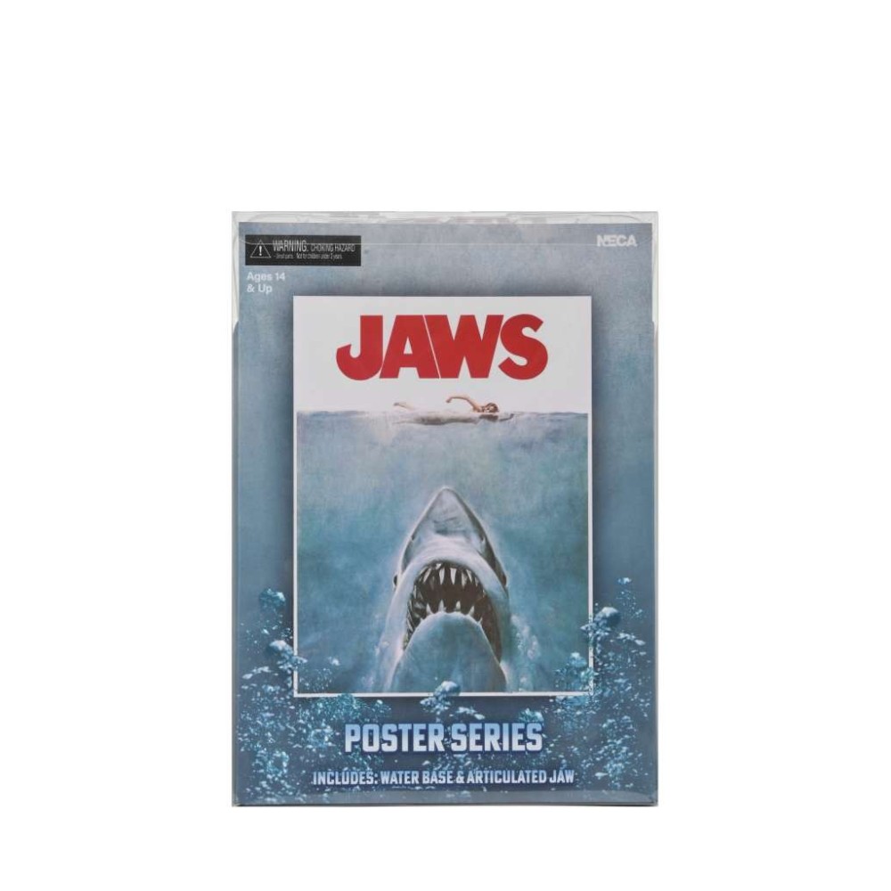 JAWS LO SQUALO 50TH ANNIVERSARY POSTER SERIES DISPLAY FIGURE NECA